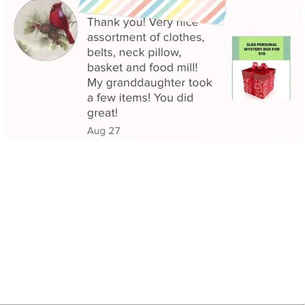 Women’s Mystery Box 5 lbs All Season Assorted Brands Clothing